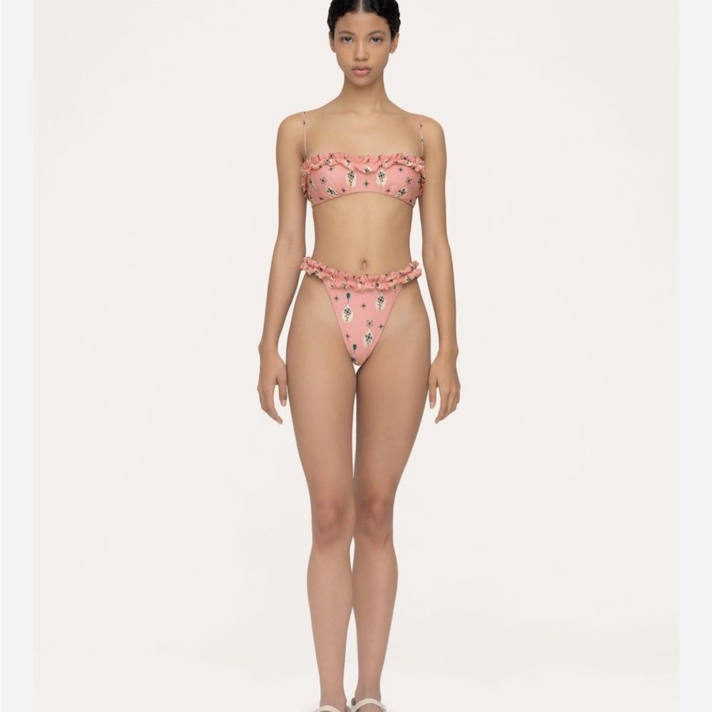 NEW Agua by Agua Bendita Luz Joyeria Bikini Top $180